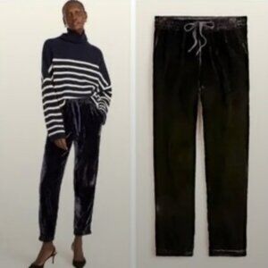 NWT J. CREW Velvet Jogger Pant for Women